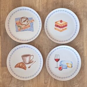 NWOT Set of 4 Harvest Green Studio Dinner Plates
British French Picnic Set